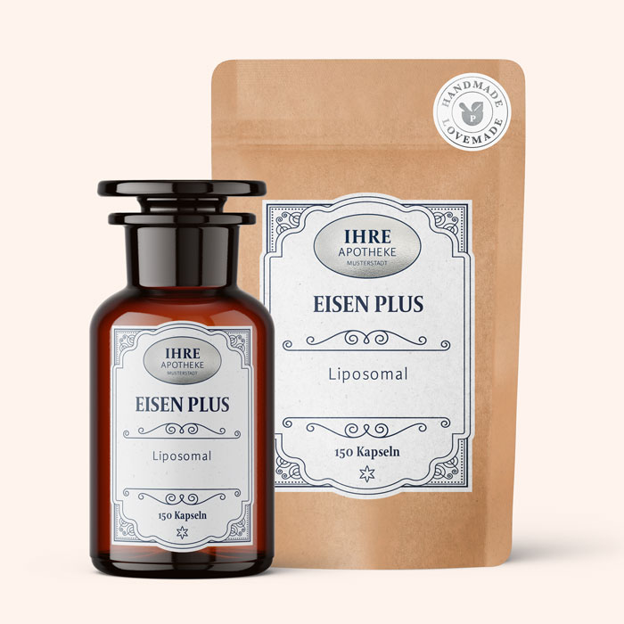 Pharmanufactur Elegance Eisen Plus Duo Braunglas