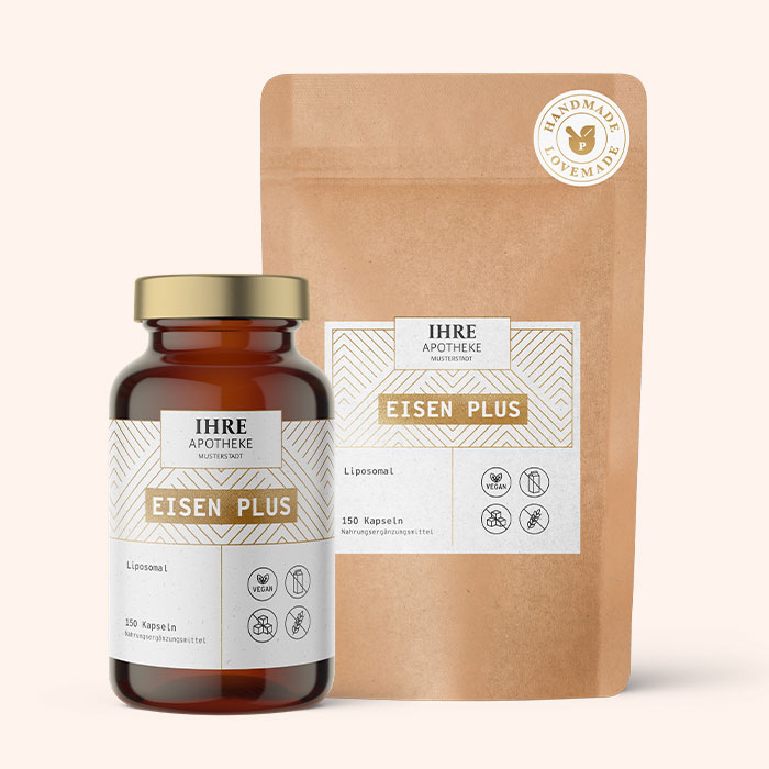Pharmanufactur Elegance Eisen Plus Duo Braunglas